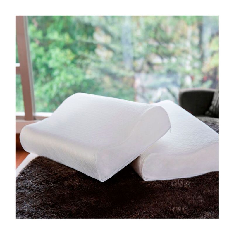 LENCICOL - Almohada Viscoelástica Antiestrés Cervical