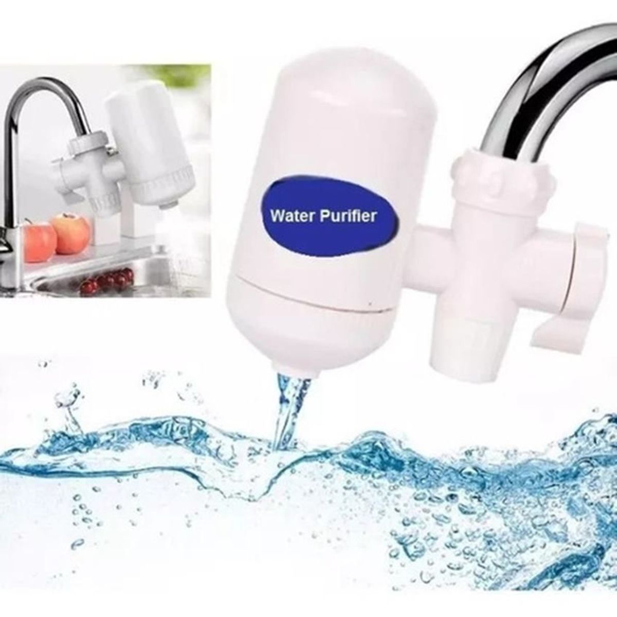 GENERICO - Filtro Purificador De Agua Cerámica Bioenergetico Grifos