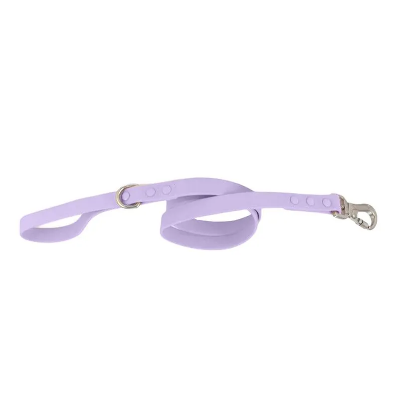 PEPS WE LOVE BEST FRIENDS - Correa para Perro Paseador de Caucho para Mascotas Morado
