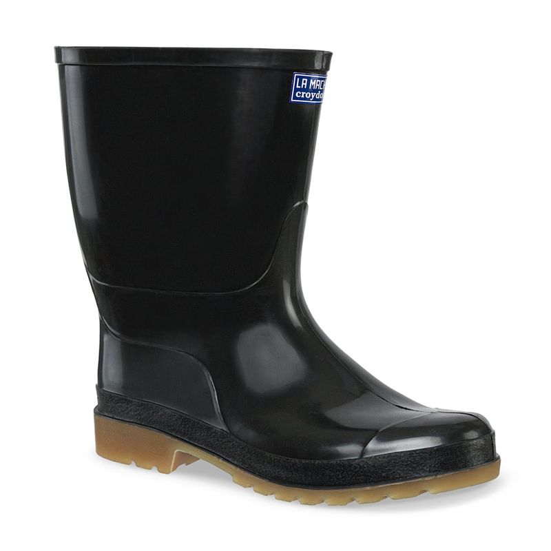 CROYDON - Botas PVC Macha Baja Negro para Hombre y Mujer Croydon