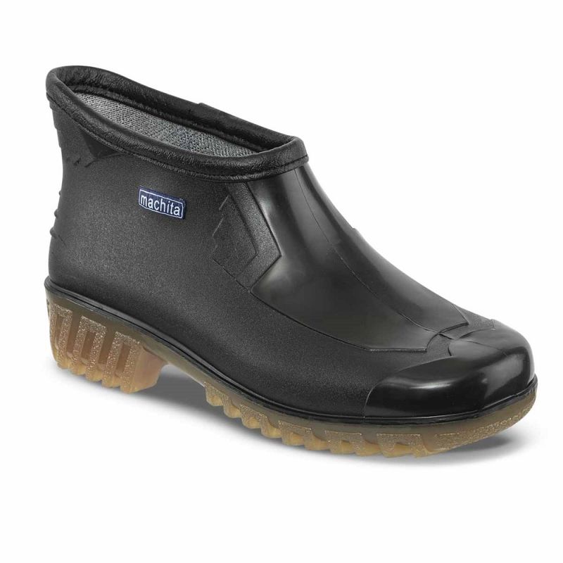 CROYDON - Zapatones PVC Machita Negro para Mujer Croydon