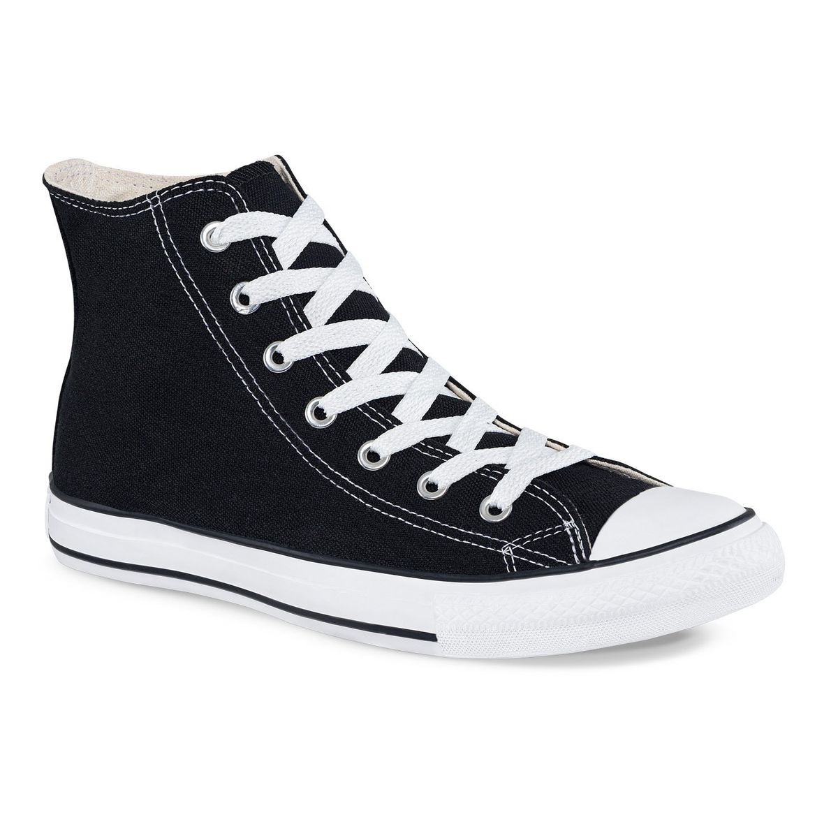 CROYDON - Tenis Urbanos Discovery Alto Negro Croydon Hombre y Mujer