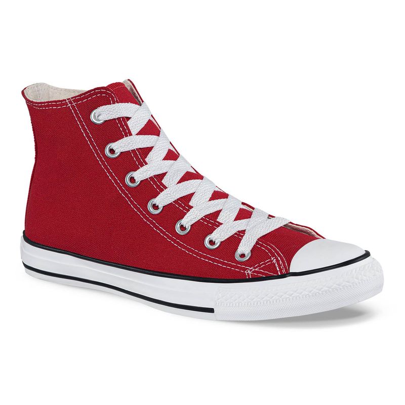 CROYDON - Tenis Urbanos Discovery Alto Rojo Hombre y Mujer Croydon