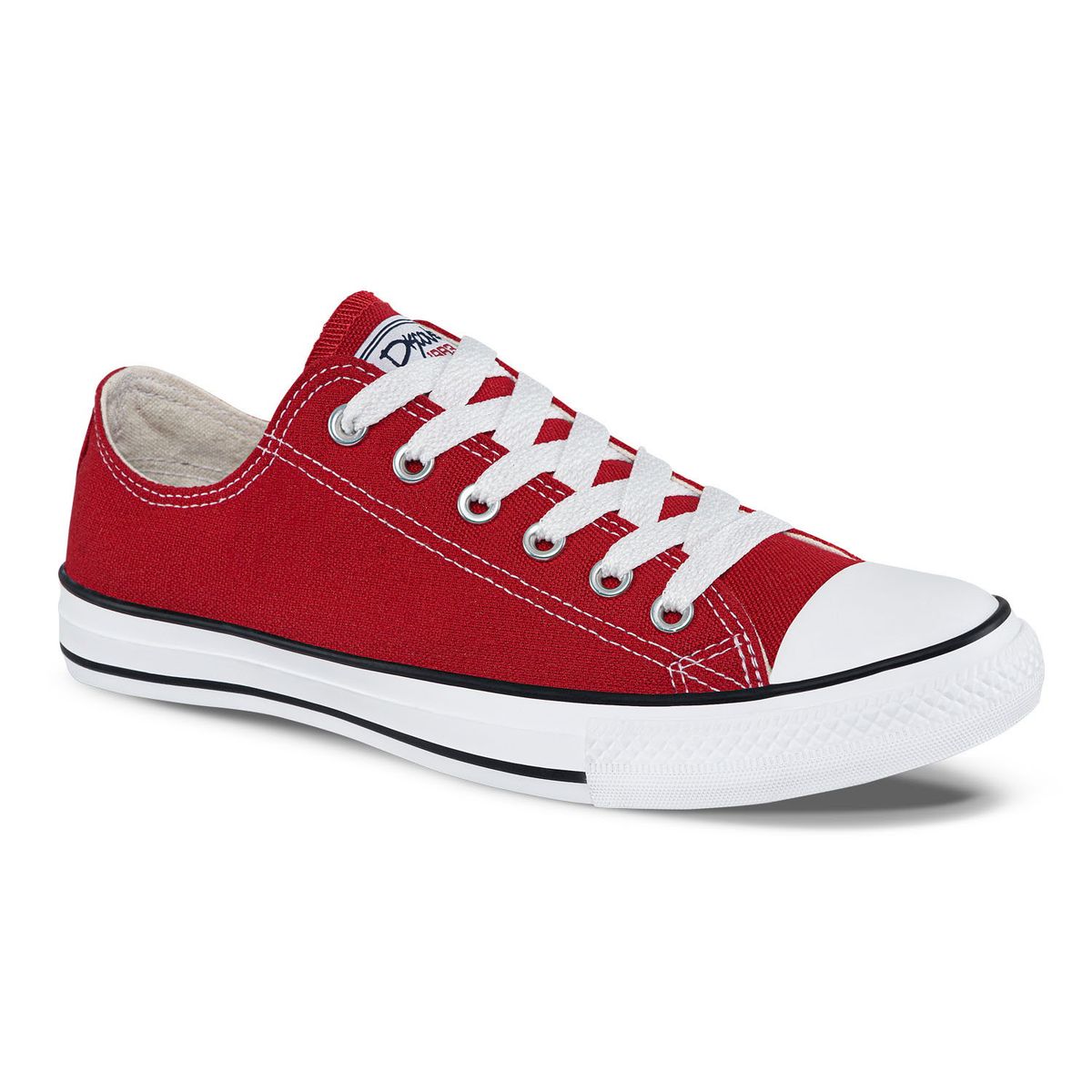 CROYDON - Tenis Casuales Discovery Bajo Rojo Croydon Hombre y Mujer