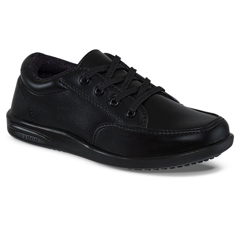 CROYDON - Zapatos Colegio Bagglia Negro-Negro para Niño Croydon