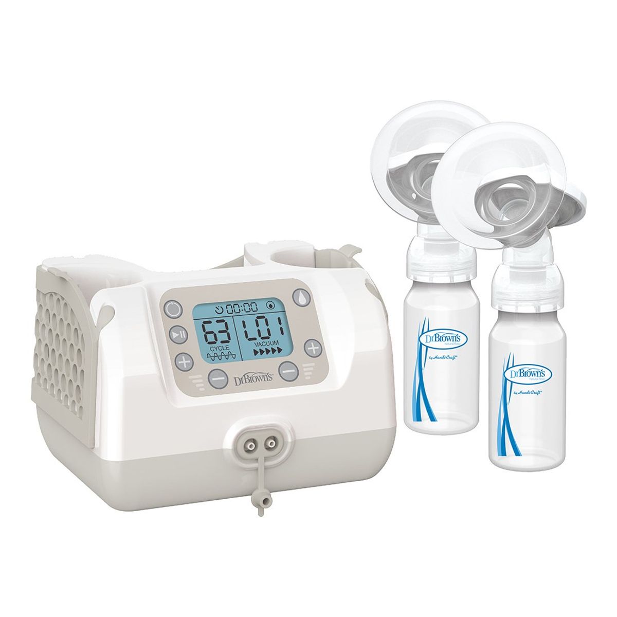 DR BROWNS - Extractor de Leche Materna Eléctrico Doble 2Teteros Dr Brown
