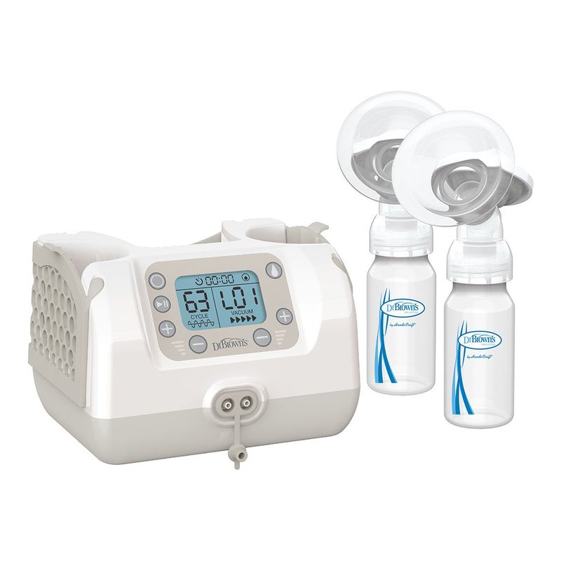 DR BROWNS - Extractor de Leche Materna Eléctrico Doble 2Teteros Dr Brown