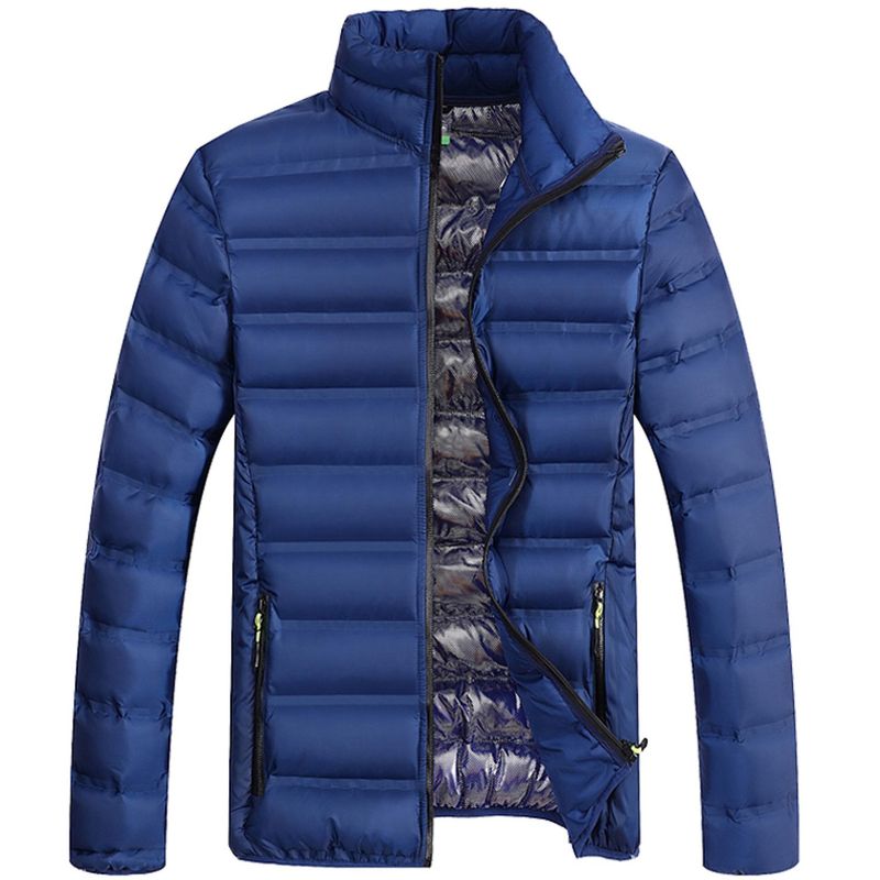 UBMD - Chaqueta Cortavientos Ligera Hombre Ajustada Deportiva 925 Azul.