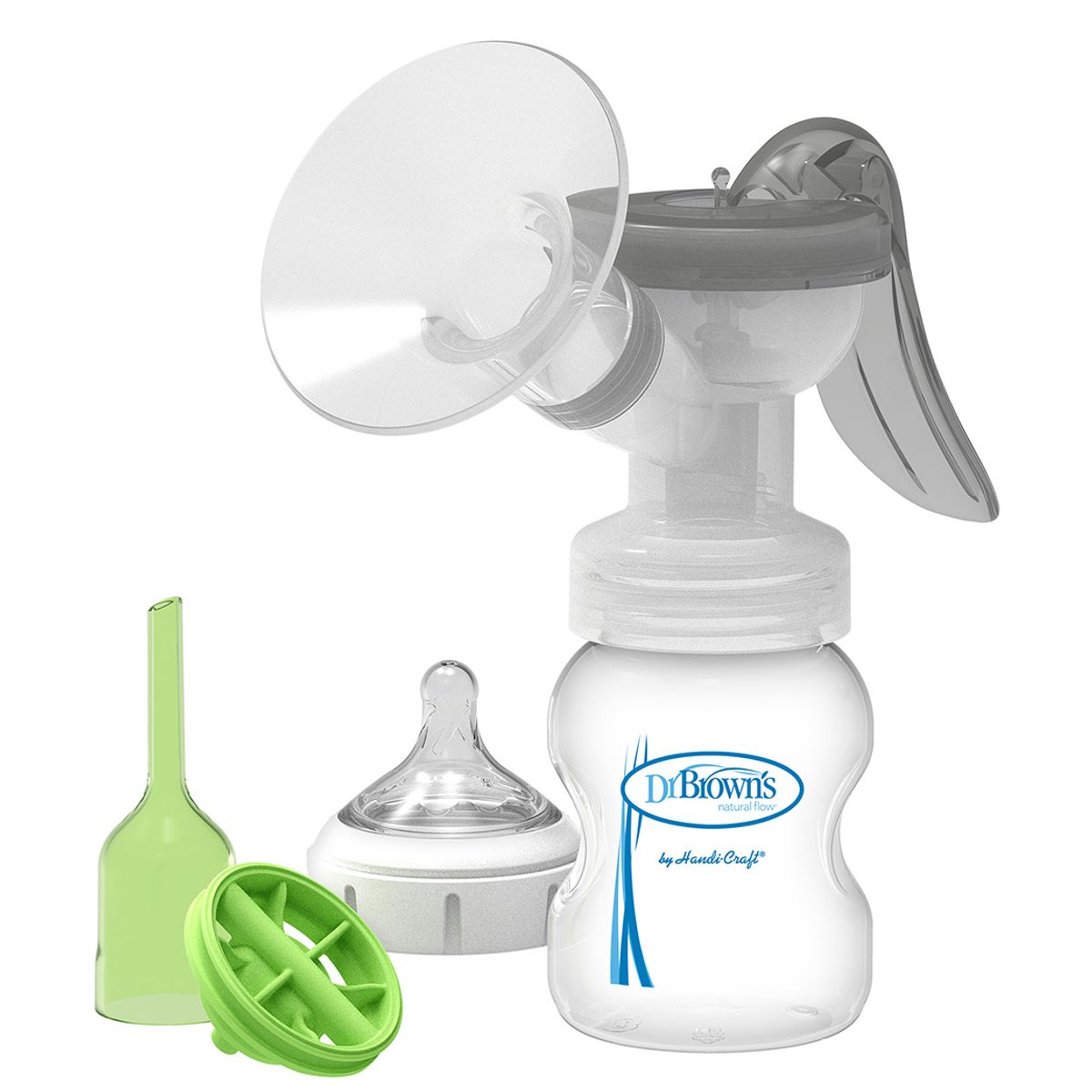 DR BROWNS - Extractor de Leche Materna Manual y Biberon 5 Oz Nv-1 0-3 m