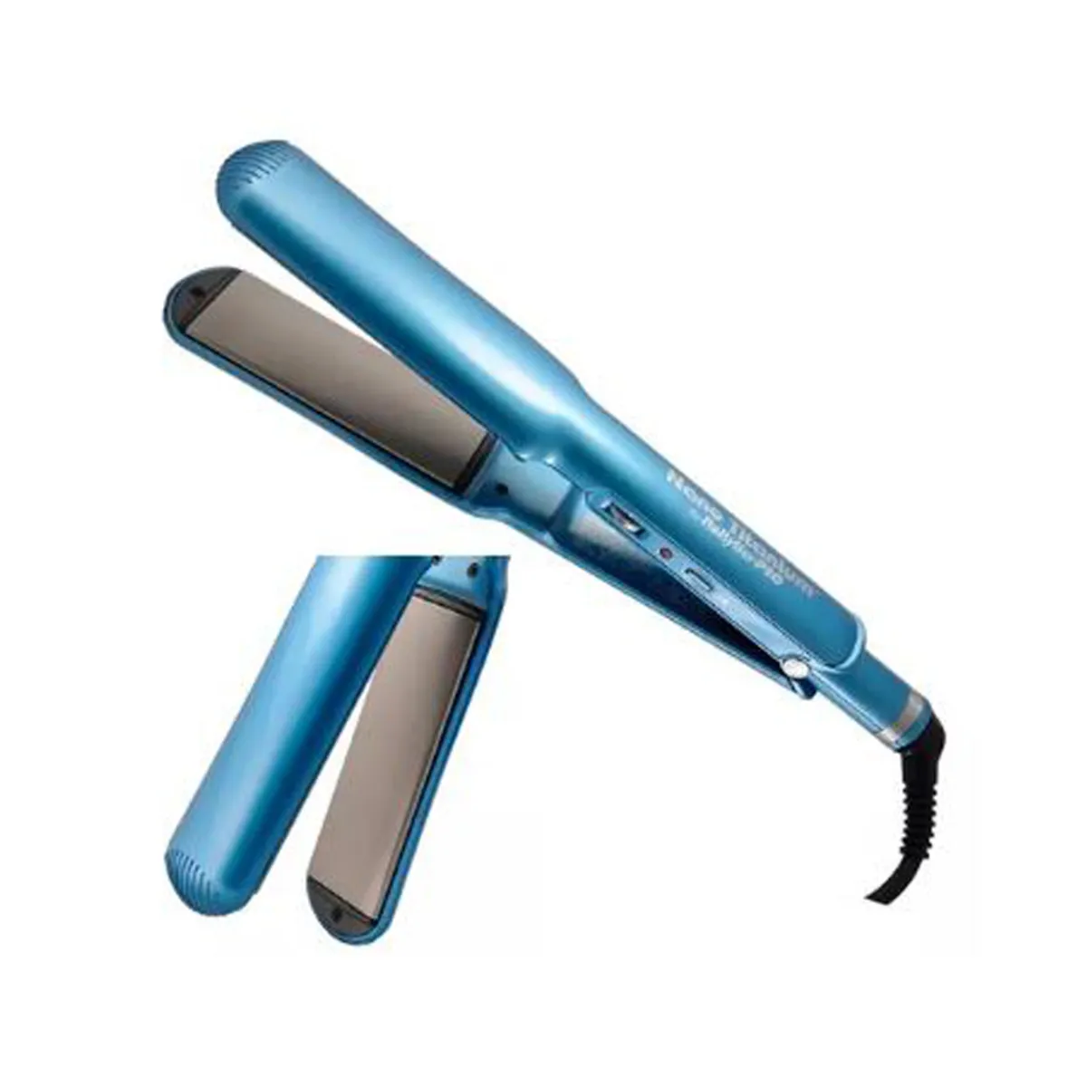BABYLISS - Plancha Profesional Babyliss 9559 Nano Titanio Azul 1 ½"