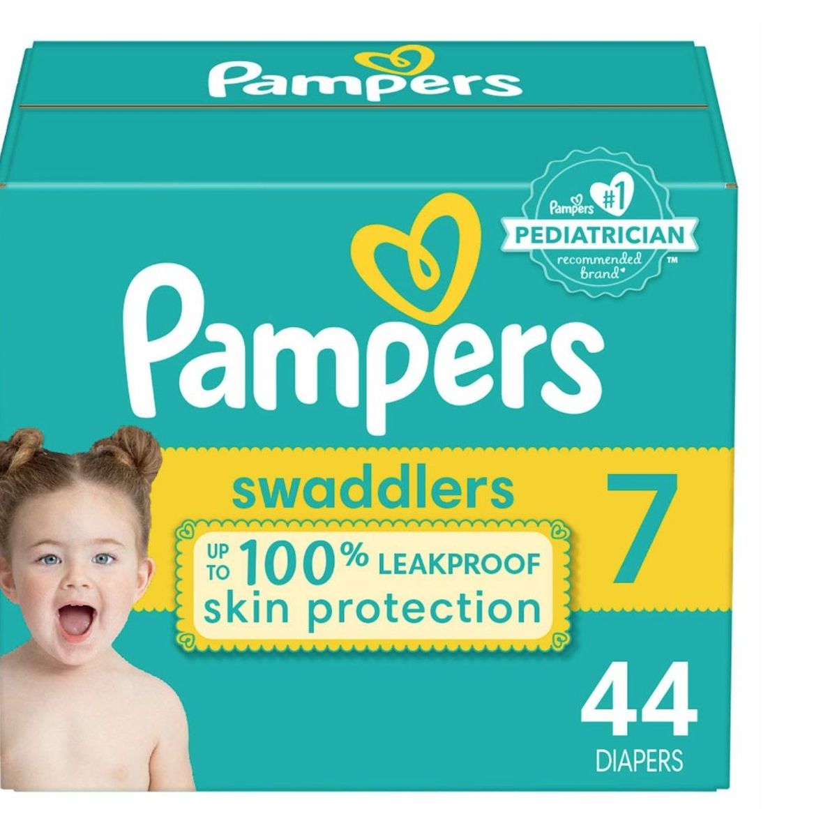 PAMPERS - Set De Pañales Pampers Swaddlers Etapa 7 X 44 Unidades