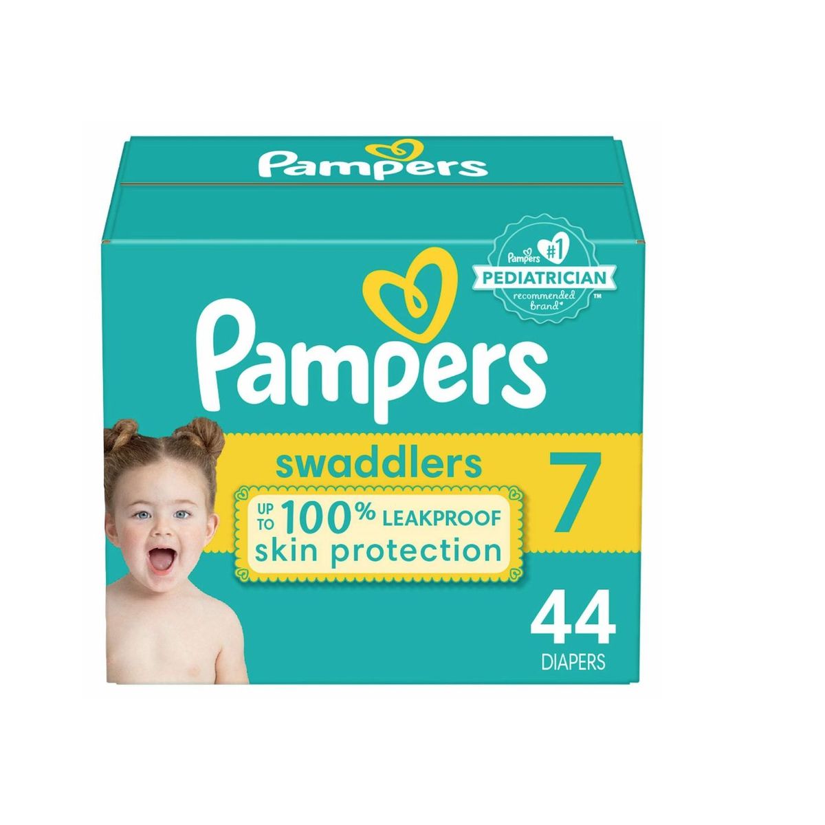 PAMPERS - Set De Pañales Pampers Swaddlers Etapa 7 X 44 Unidades