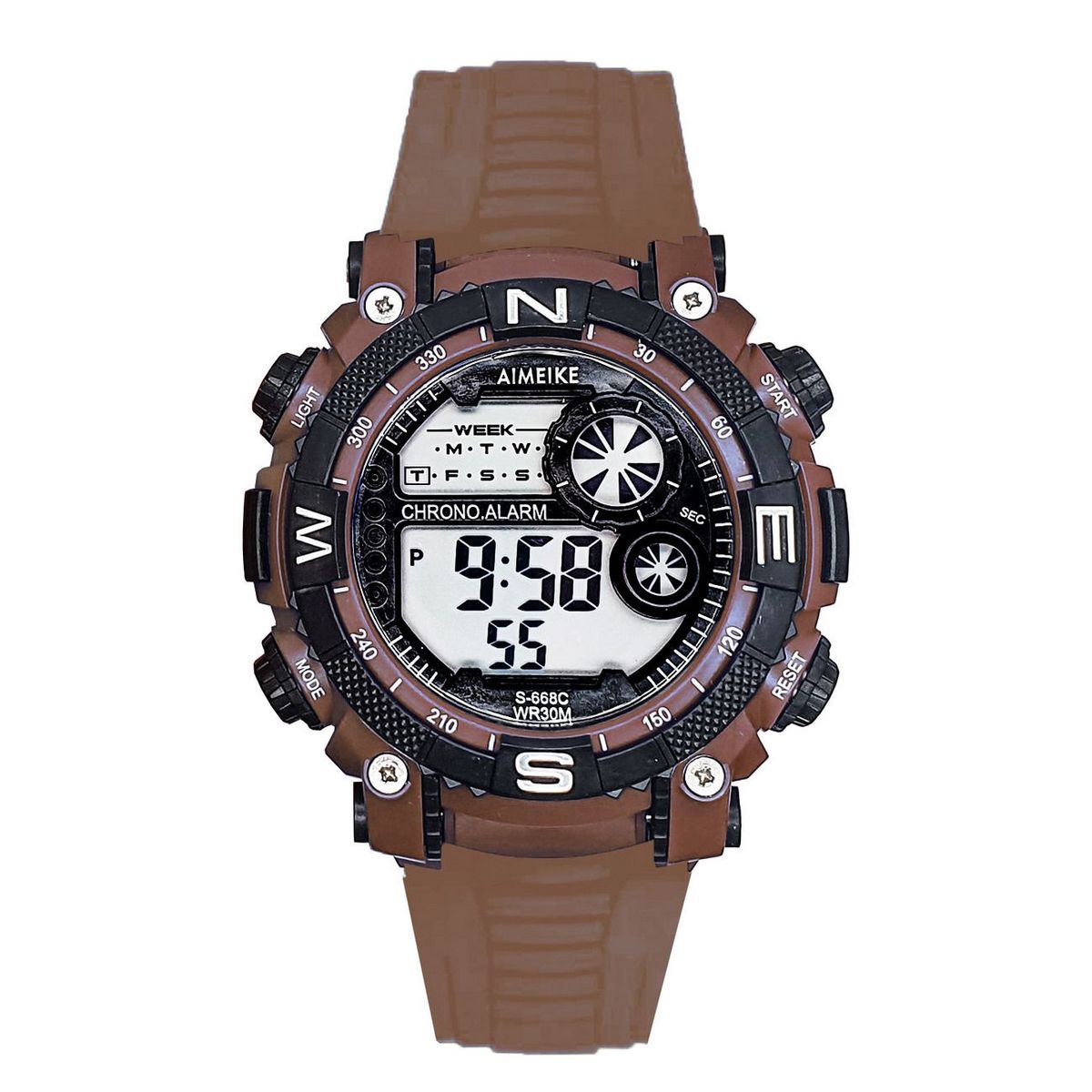 DAYOSHOP - Reloj Digital Luces Resistente Al Agua Orientaciòn  Estuche