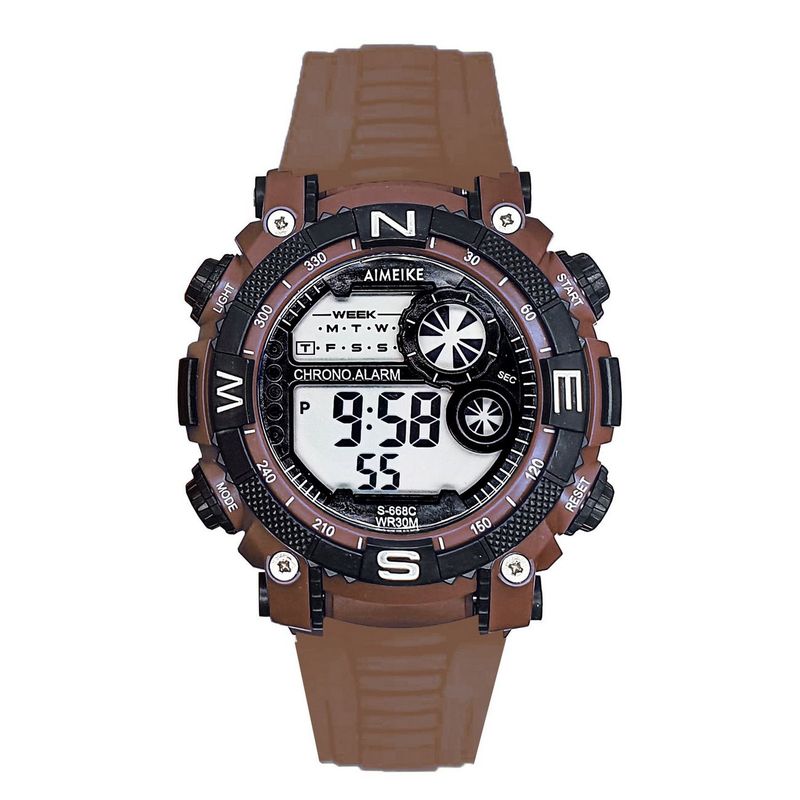 DAYOSHOP - Reloj Digital Luces Resistente Al Agua Orientaciòn  Estuche