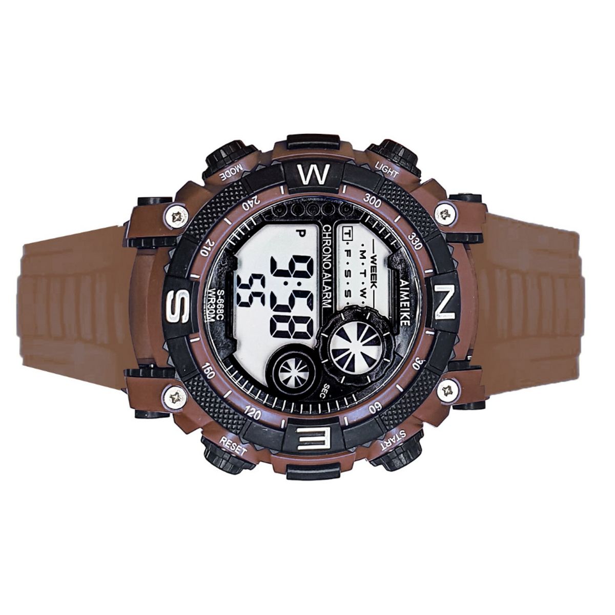 DAYOSHOP - Reloj Digital Luces Resistente Al Agua Orientaciòn  Estuche