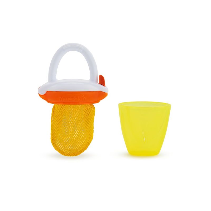 MUNCHKIN - Dispensador Para Comida de Bebe Deluxe Amarillo MUNCHKIN