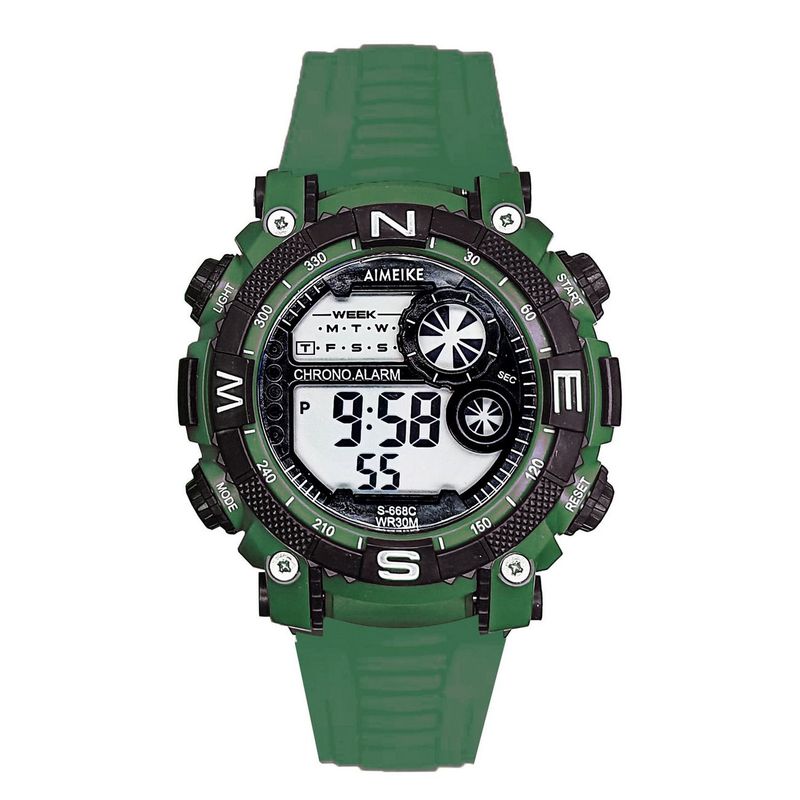 DAYOSHOP - Reloj Digital Luces Resistente Al Agua Orientaciòn  Estuche