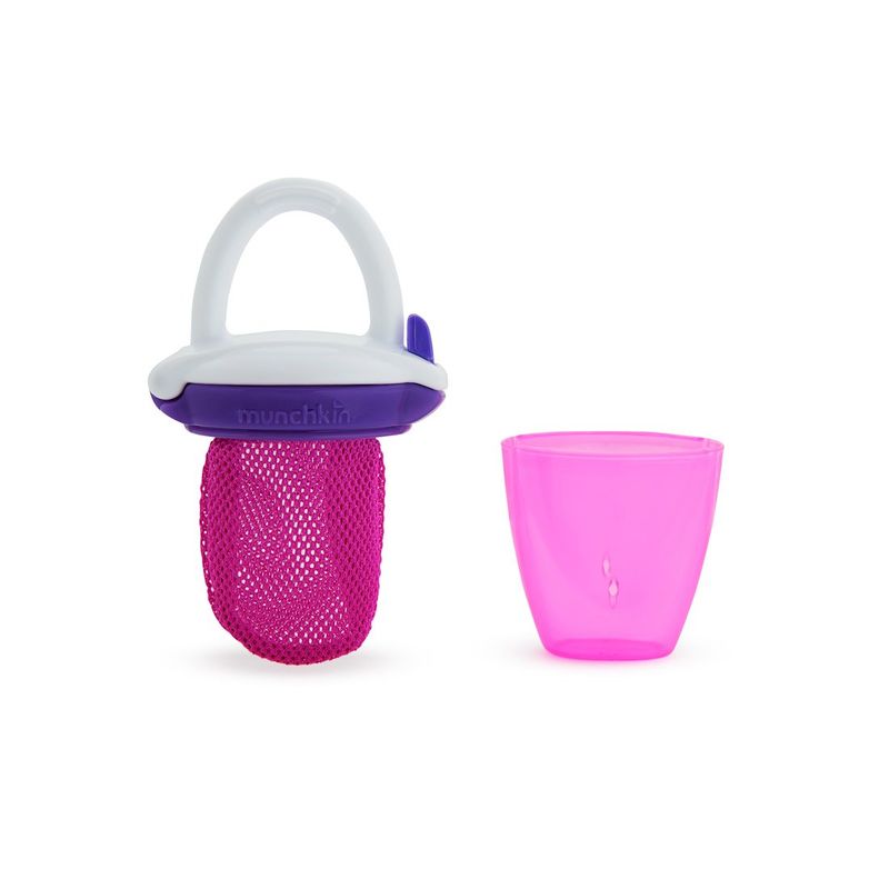 MUNCHKIN - Dispensador Para Comida de bebe Deluxe Rosa MUNCHKIN