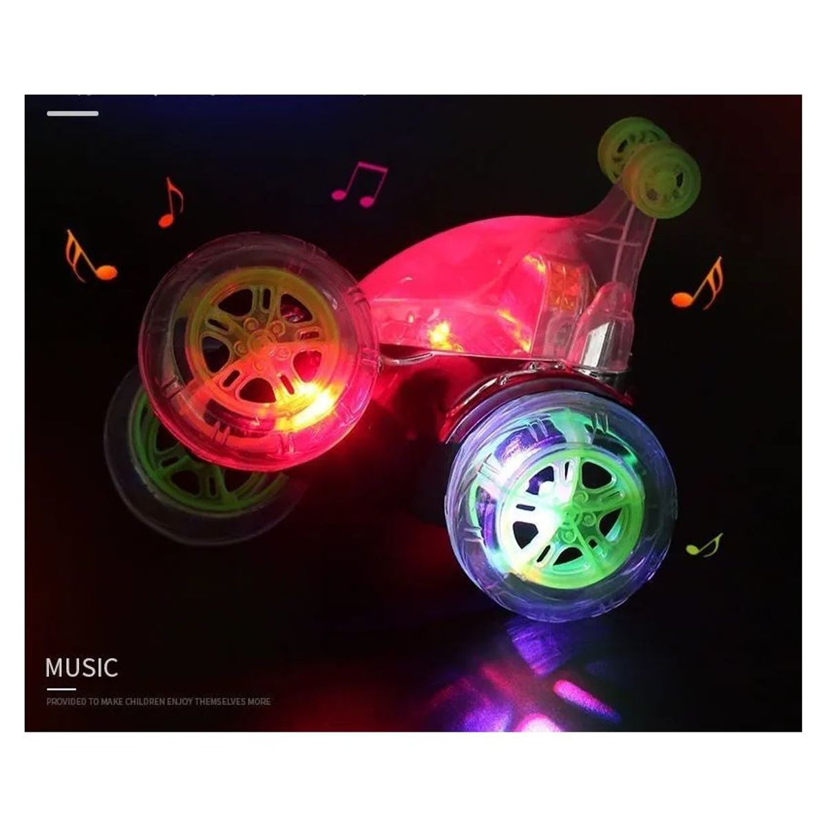 KIDSHOP - Carro Loco Recargable Control Remoto 360 9802M Amarillo