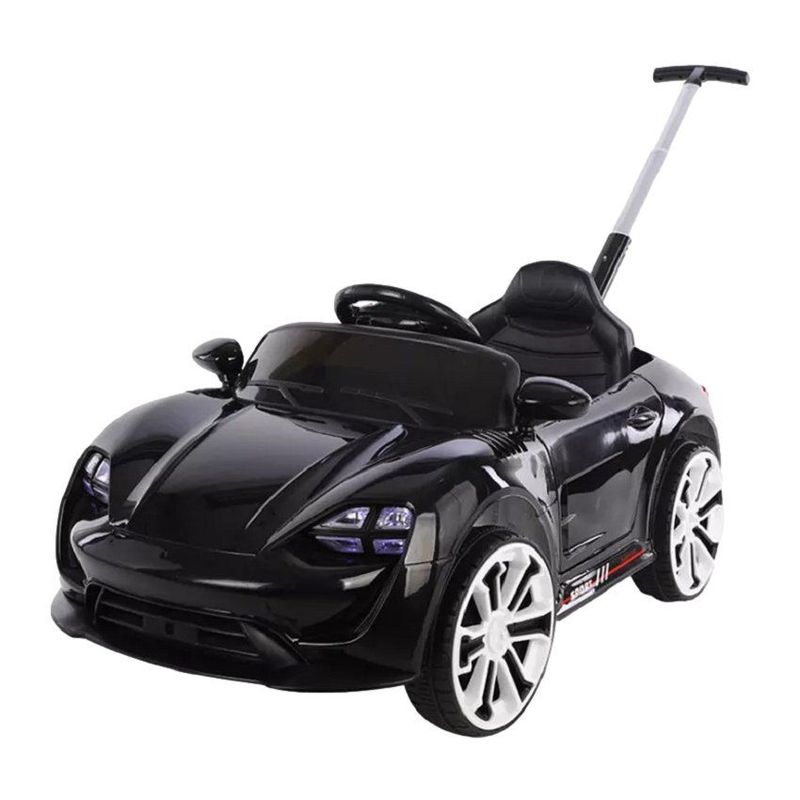 KIDSHOP - Carro recargables electrico montables guia y remoto negro