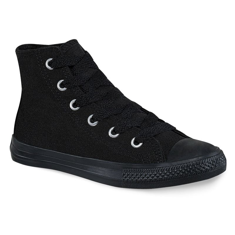 CROYDON - Tenis Urbanos Discovery Alto Negro-Neg Hombre Mujer Croydon