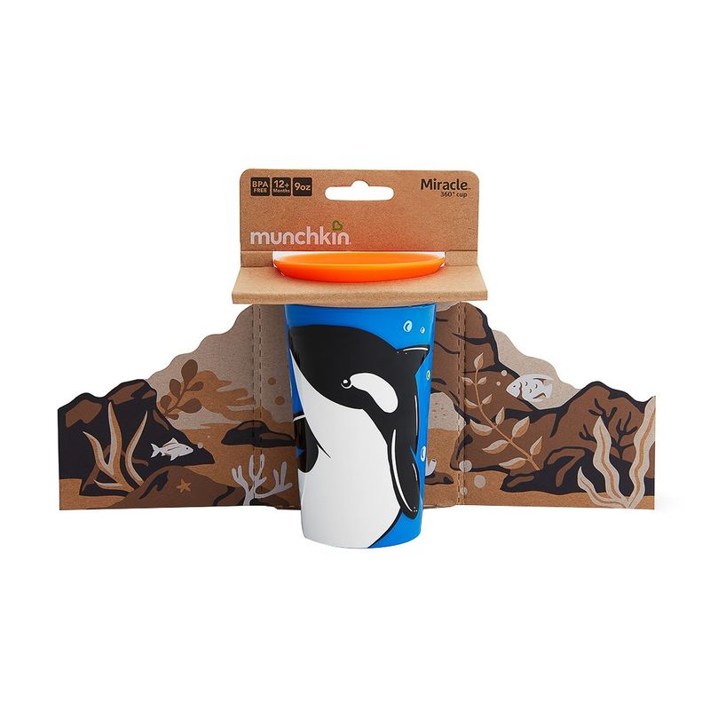 MUNCHKIN - Vaso Miracle Cup 9 Oz 360° Orca - MUNCHKIN
