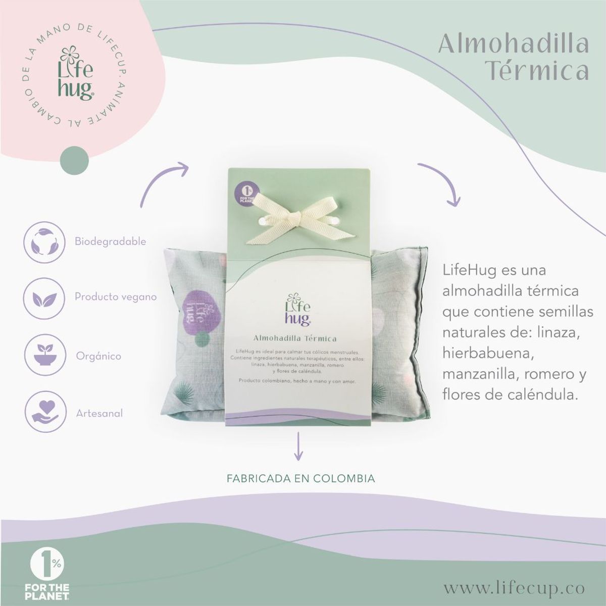 LIFECUP - Almohadilla Térmica LifeHug