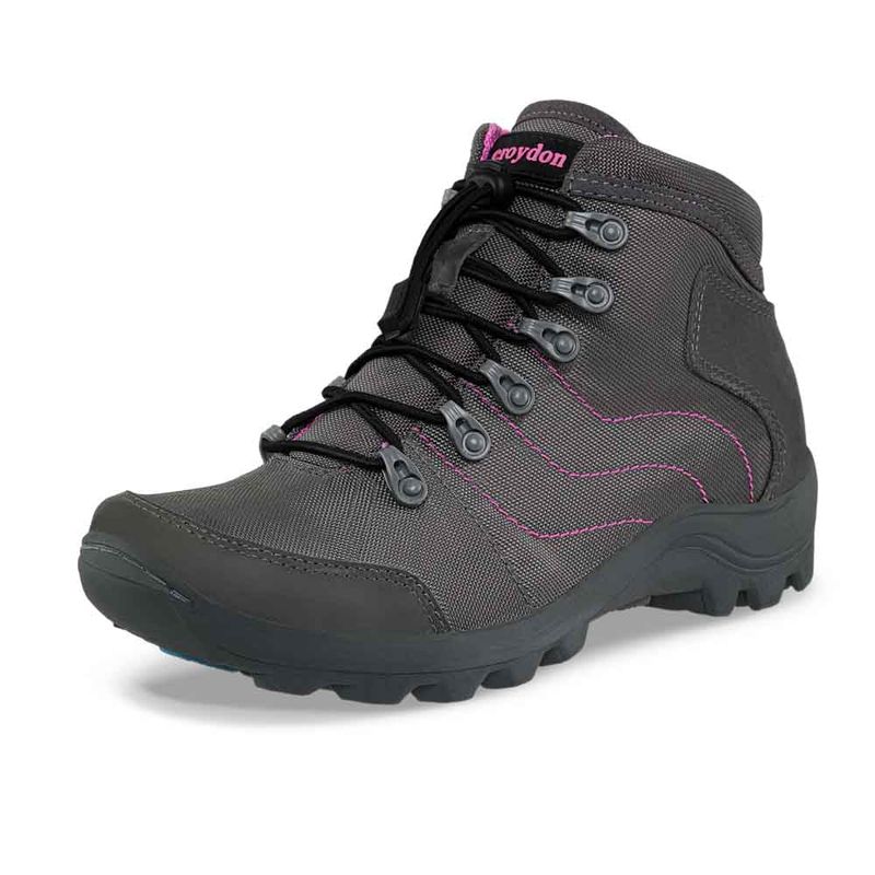 CROYDON - Botas Outdoor Tomoe Gris-Fucsia para Mujer Croydon