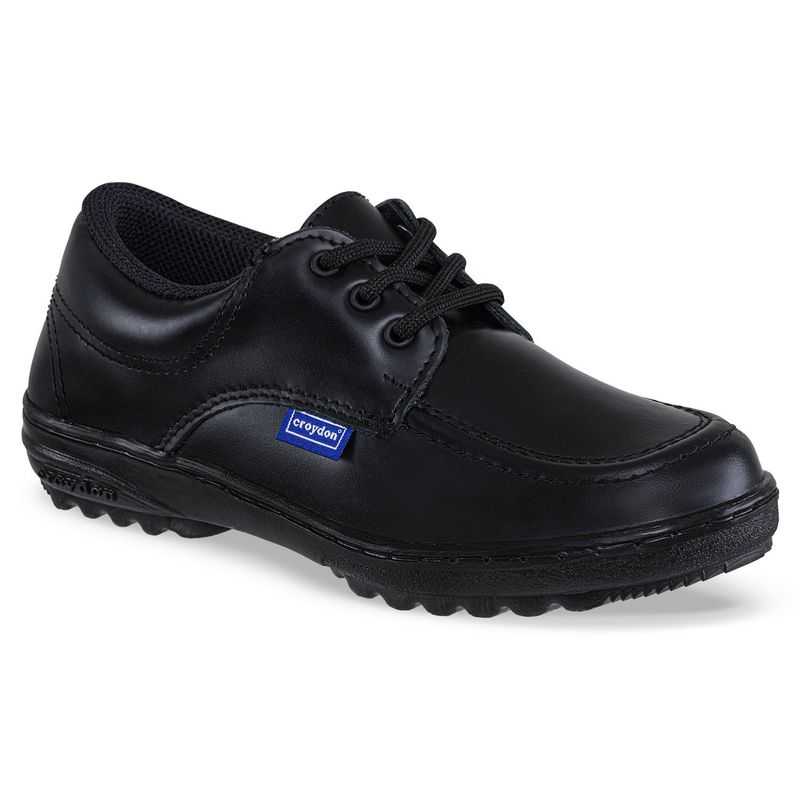 CROYDON - Zapatos Colegio Leader Negro-Negro para Niño y Niña Croydon