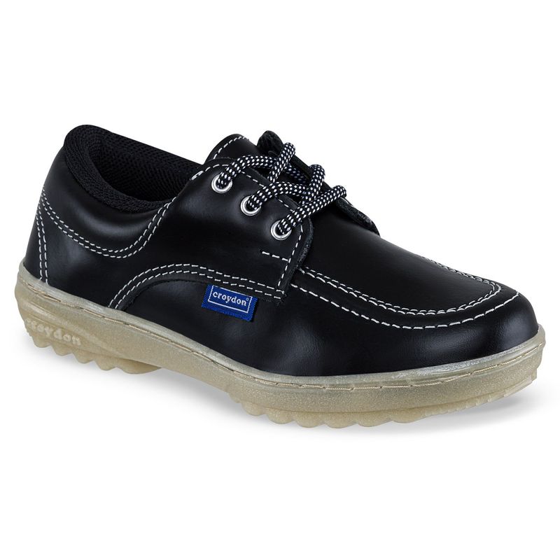 CROYDON - Zapatos Colegio Leader Negro para Niño y Niña Croydon