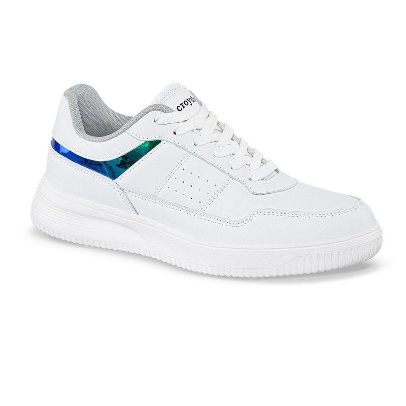 CROYDON - Zapatos Trisonte Blanco-Azul para Mujer Croydon