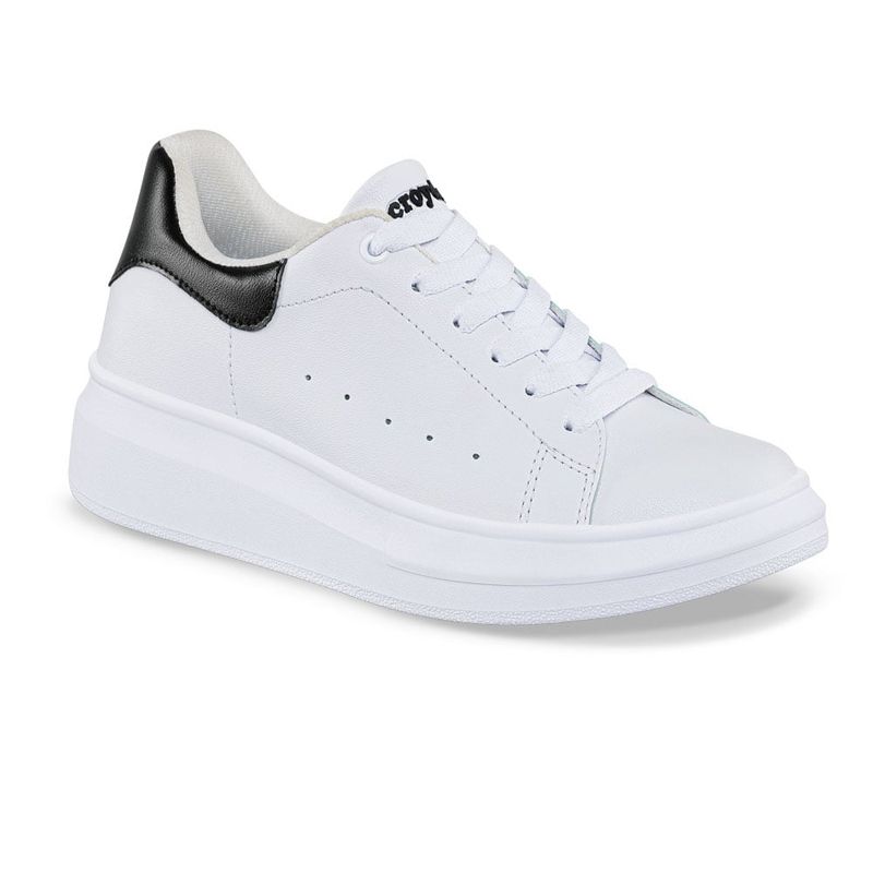 CROYDON - Tenis Urbanos Ailen Blanco-Negro para Mujer Croydon