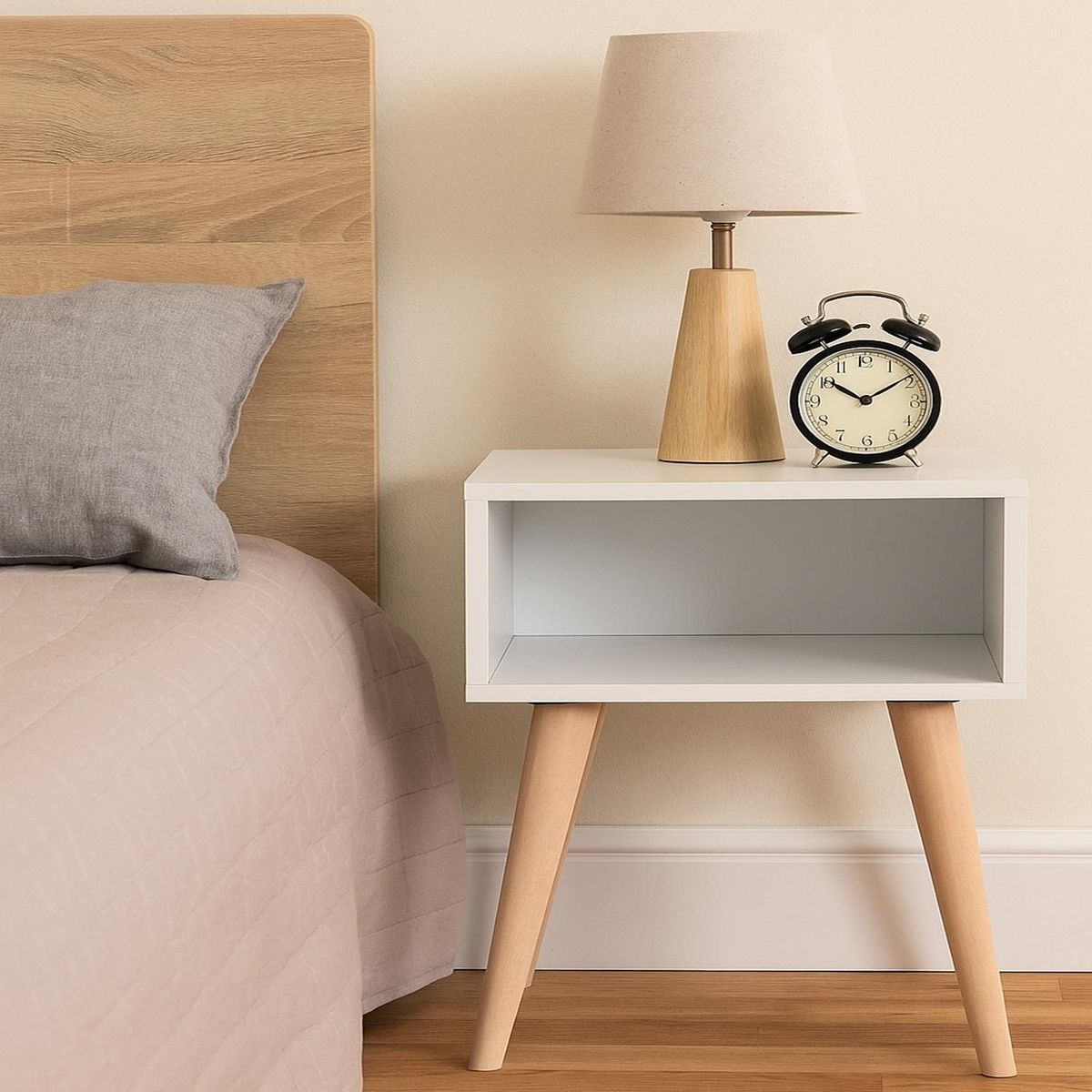 DKO DESIGN - Mesa de Noche Moderna 40 x 40 cm DKO Design - Sin Cajones