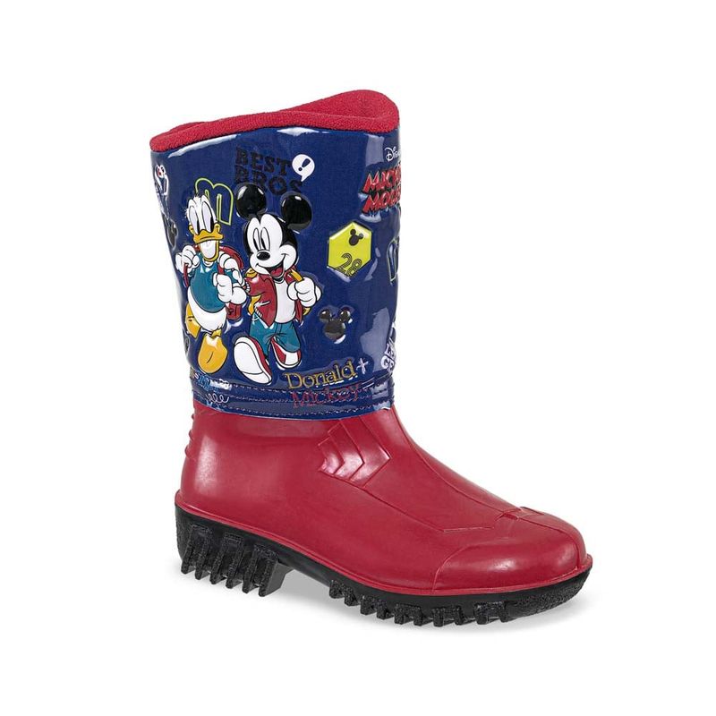 DISNEY - Botas Mickey Olimpo Rojo-Negro para Niño Disney
