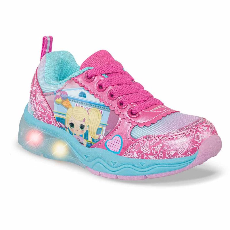 LOS GOMOSOS - Tenis Luces Cliana Rosa para Niña Los Gomosos