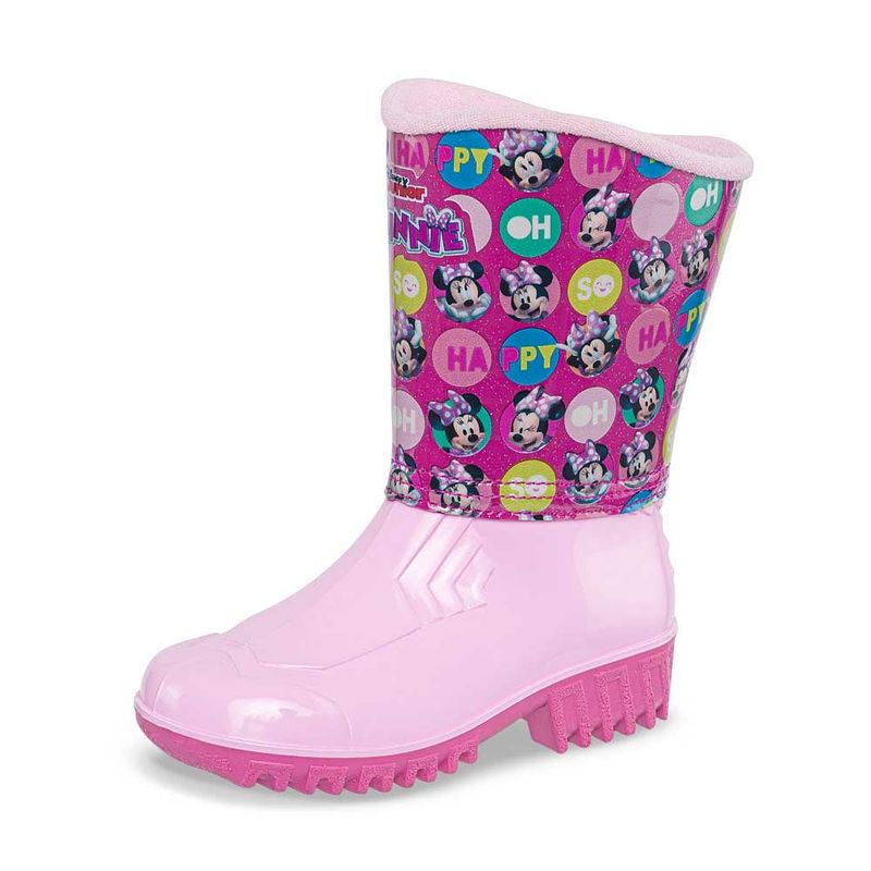 DISNEY - Botas Lluvia Minnie Zoraida Rosa-Fucsia para Niña Disney