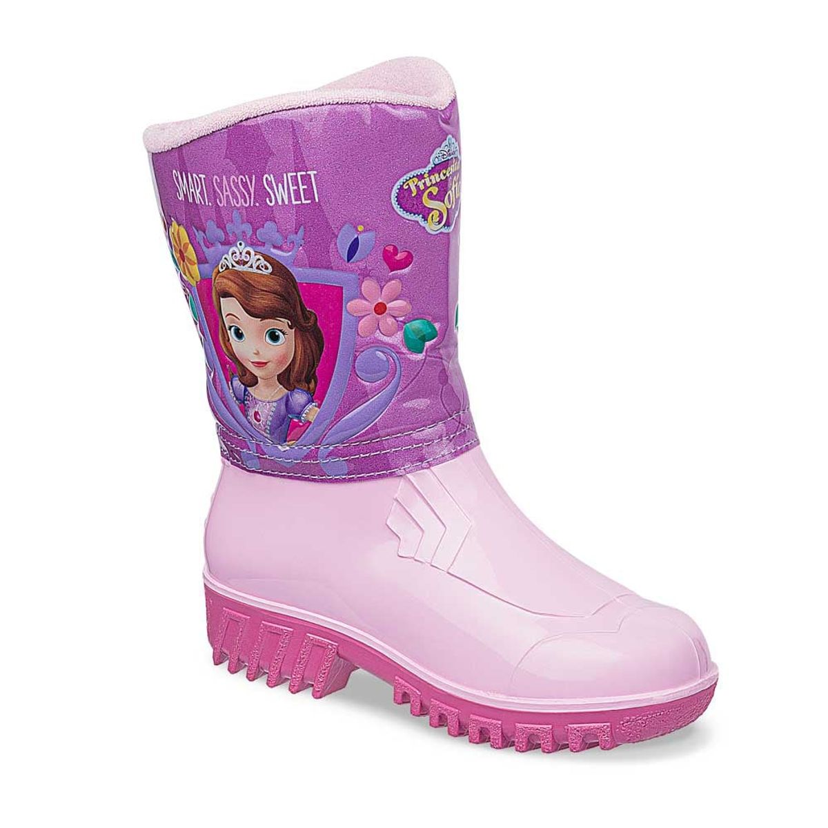 DISNEY - Botas Lluvia Sofia Rayza Rosa-Fucsia Disney para Niña.