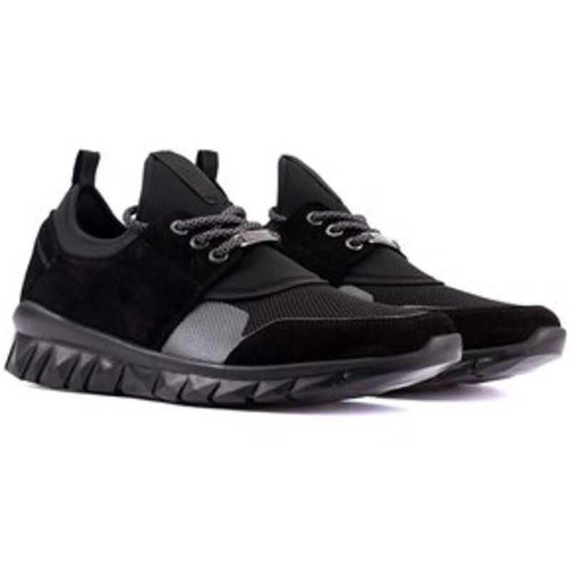 OVERSTATE - Tenis Casuales Lifestyle Cuero Negro Overstate DE-6420OV1