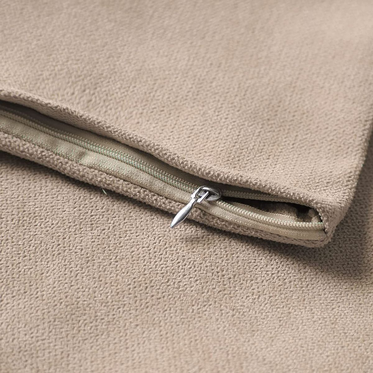 BANZAY - Cojin Decorativo Cuadrado En Tela - Beige