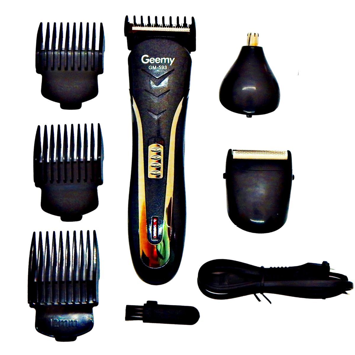 PROGEMEI - Maquina peluquera afeitadora y depiladora  3 En 1 Recargable