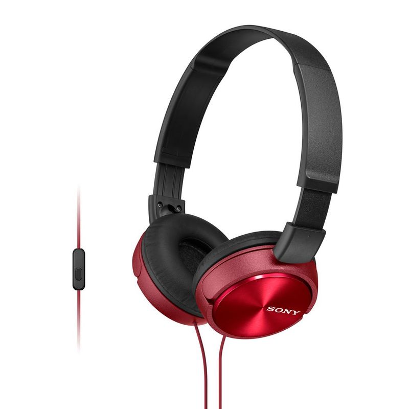 SONY - Audífonos manos libre sony mdr-zx310ap - rojo