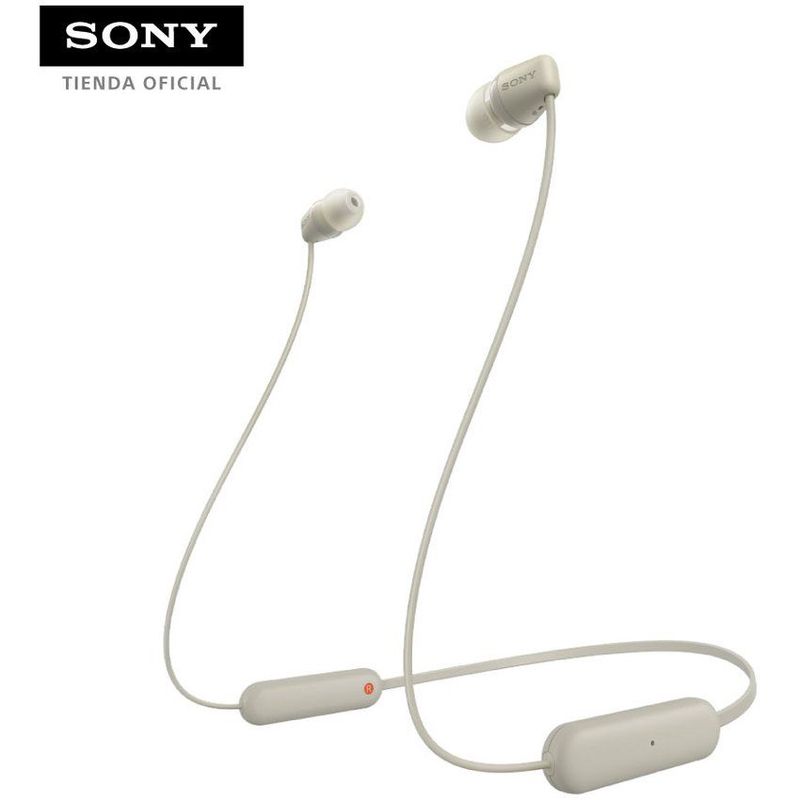 SONY - Audífonos internos inalámbricos wi-c100 - beige