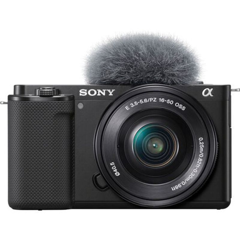 SONY - Cámara digital Sony zv-e10l con lente intercambiable para vblog 242mp
