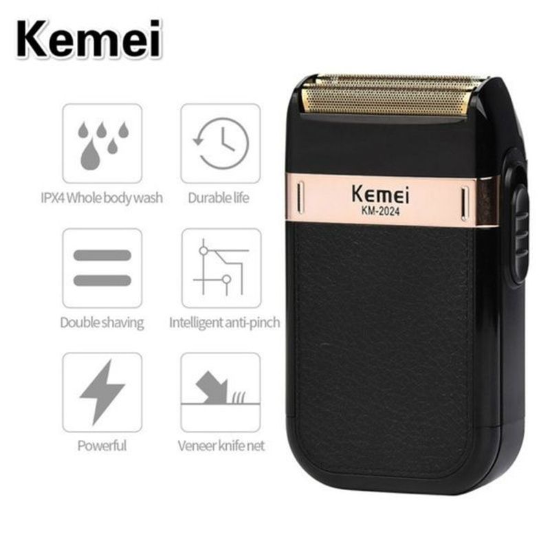 KEMEI - Máquina Afeitadora Kemei Km-2024 Negra 100v240v