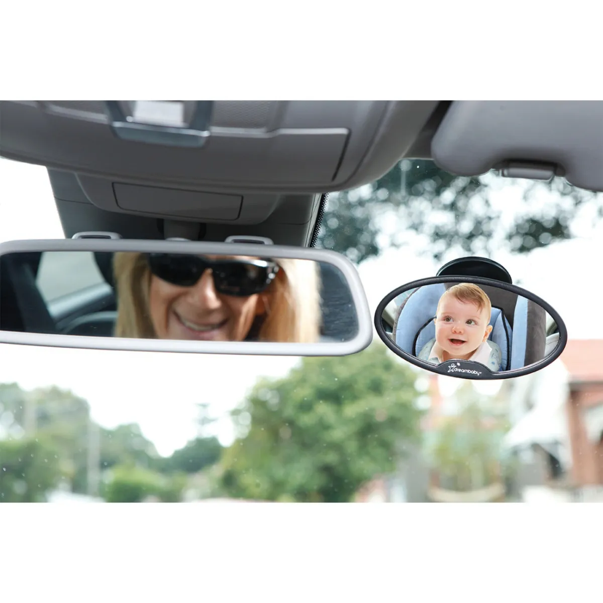 DREAM BABY - Espejo Retrovisor Delantero Ovalado Ezy-View Bebe DREAM BABY