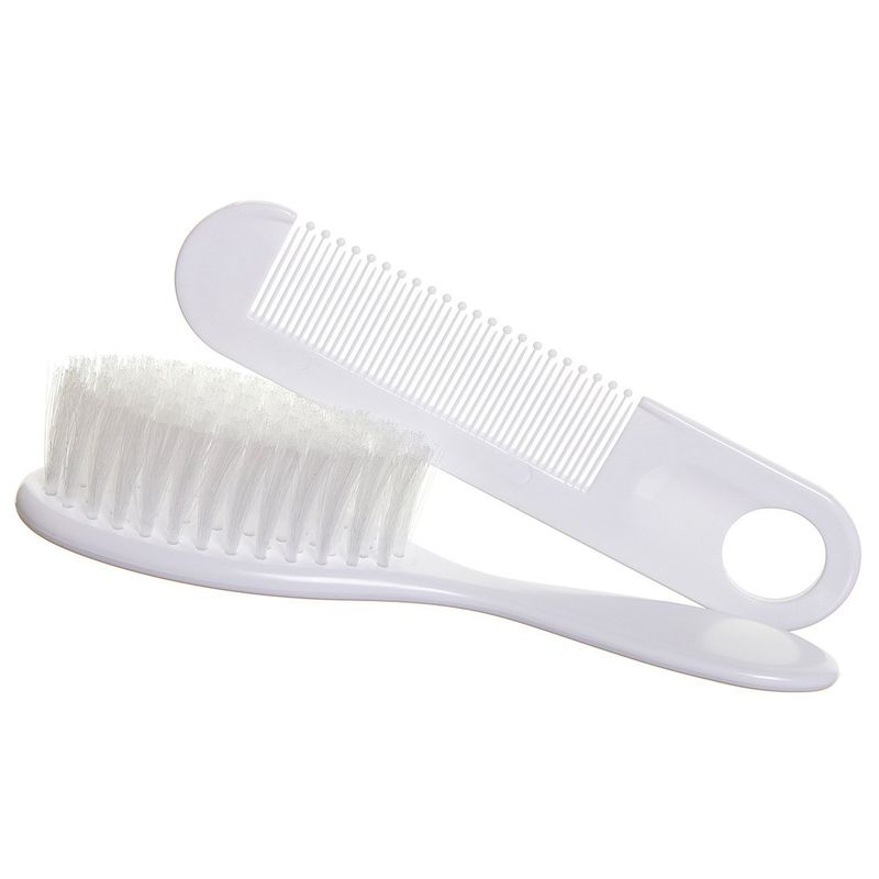 DREAM BABY - Kit de Aseo Para Bebe Peine Y Cepillo Blanco - DREAM BABY