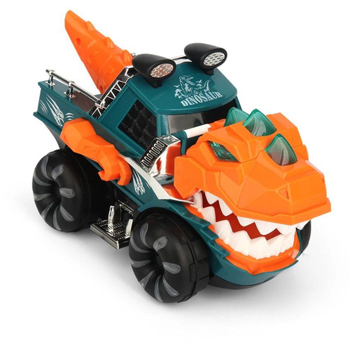 JUGUETERIA EXPRESS - Carro Dinosaurio Con Luz Sonido Y Movimiento