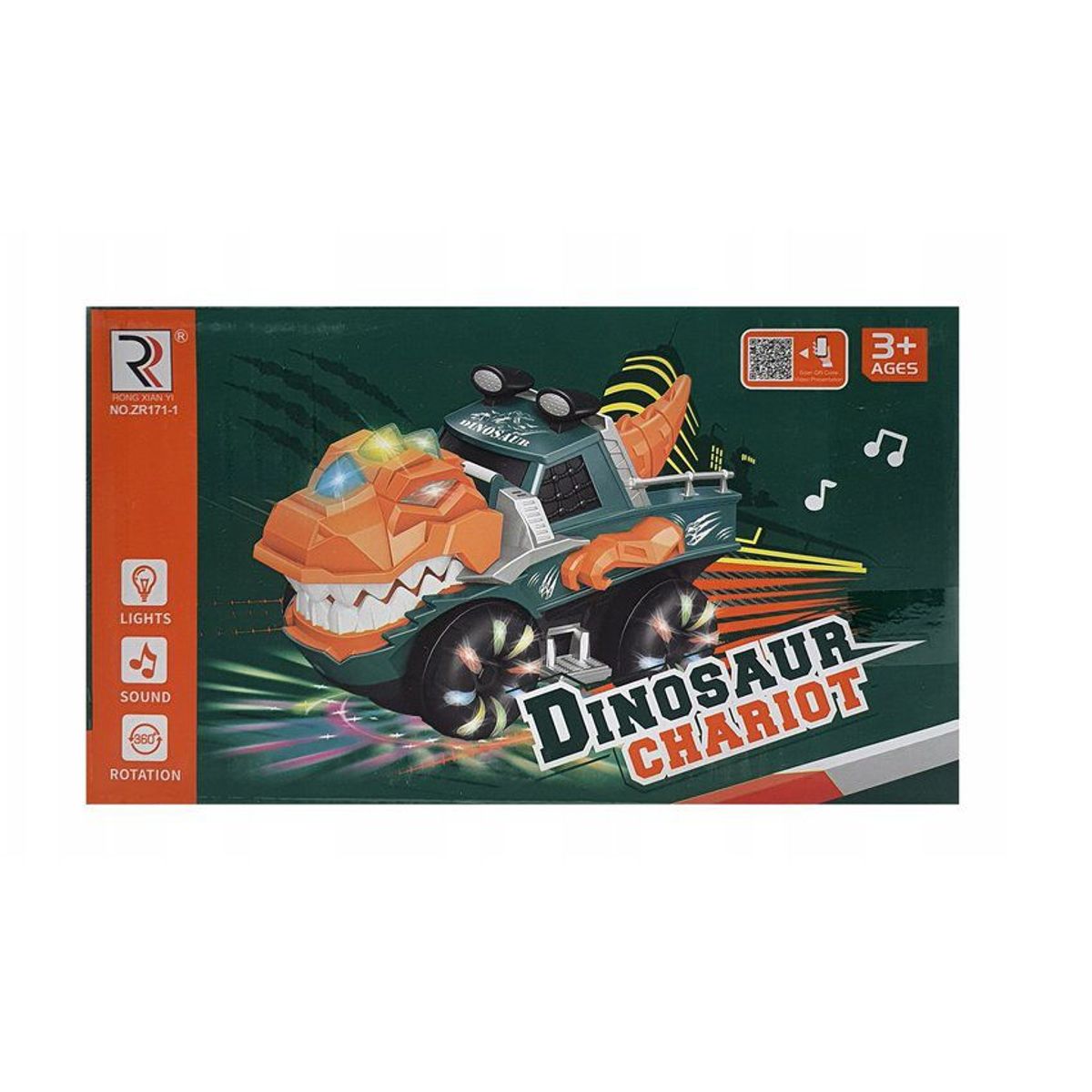 JUGUETERIA EXPRESS - Carro Dinosaurio Con Luz Sonido Y Movimiento