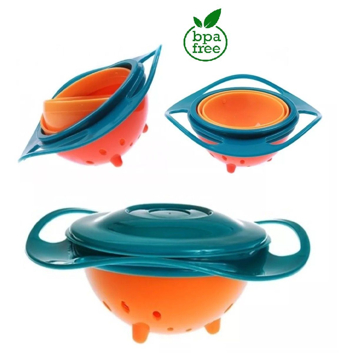 MUNDO BEBE - Plato para  bebe 360  gyro  bowl antiderrame niño niña