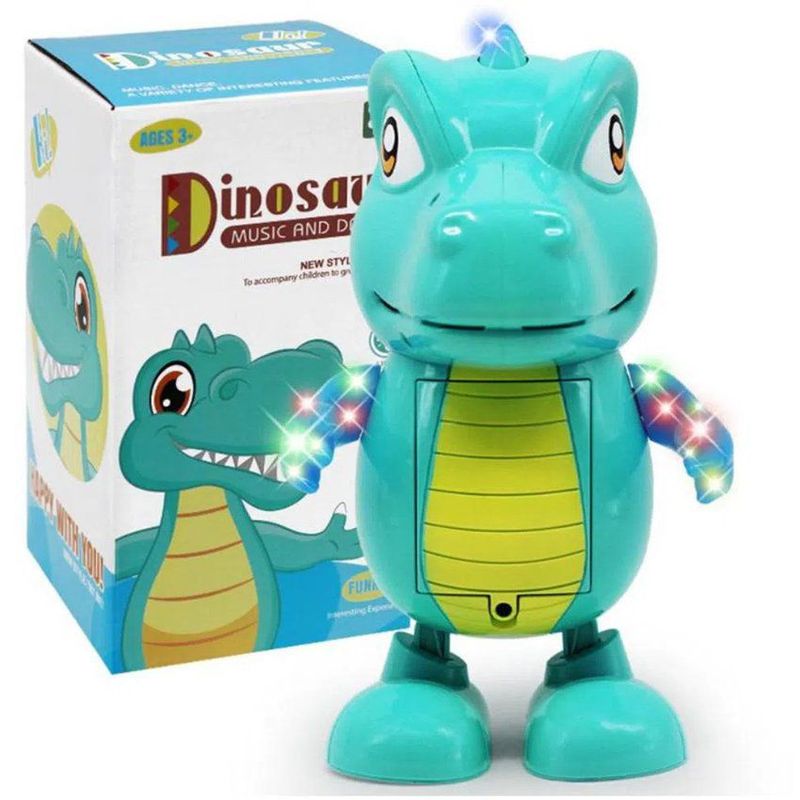 JUGUETERIA EXPRESS - Dinosaurio bailarin juguete niños con luces y sonidos bebes